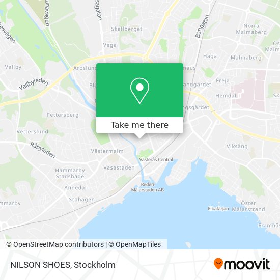 NILSON SHOES map