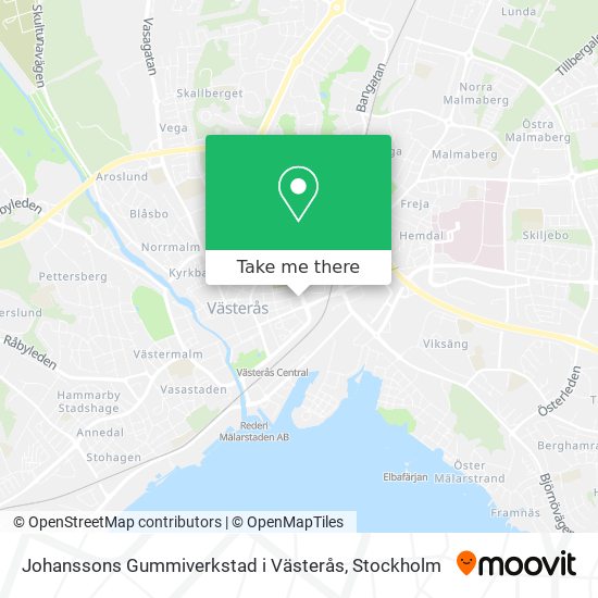 Johanssons Gummiverkstad i Västerås map