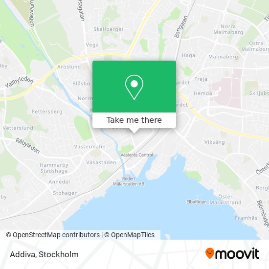 Addiva map