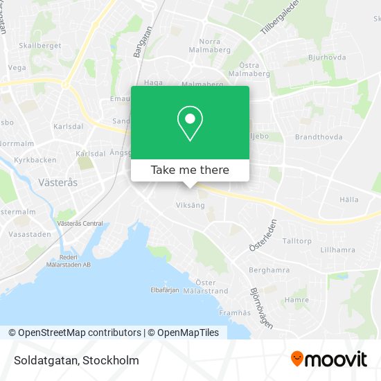 Soldatgatan map