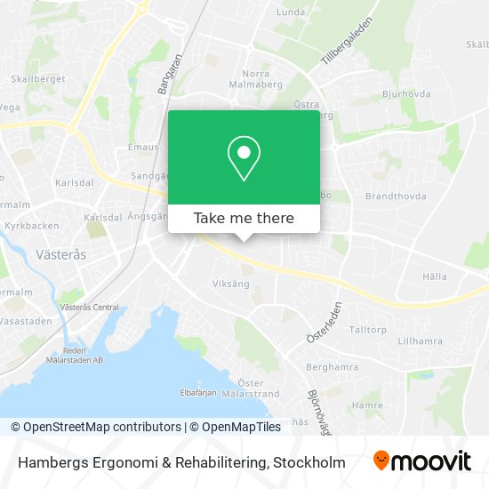 Hambergs Ergonomi & Rehabilitering map