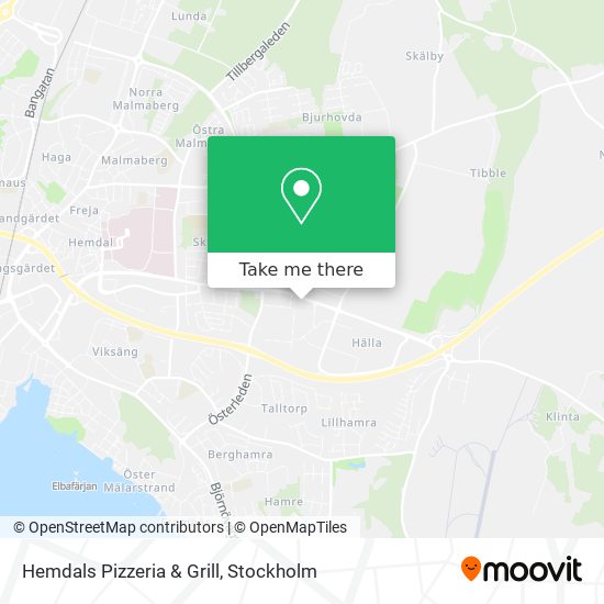 Hemdals Pizzeria & Grill map