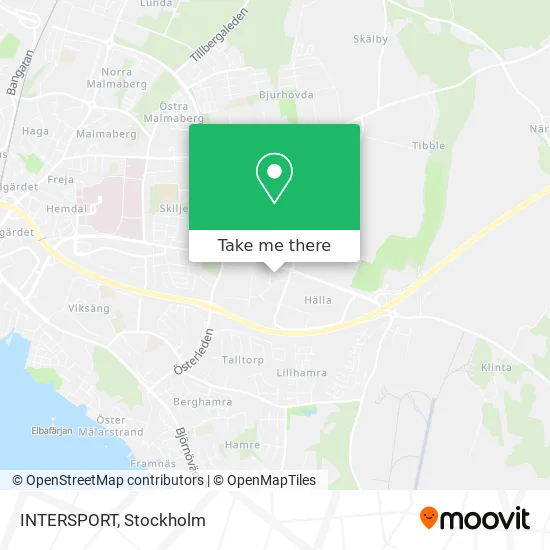 INTERSPORT map
