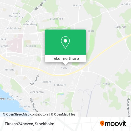 Fitness24seven map