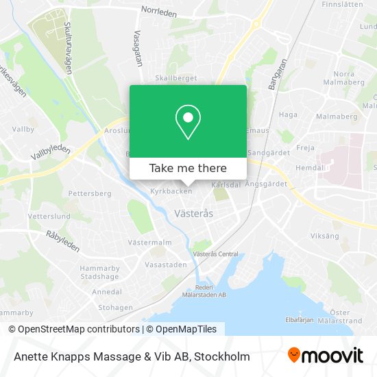 Anette Knapps Massage & Vib AB map