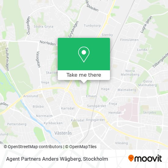 Agent Partners Anders Wågberg map