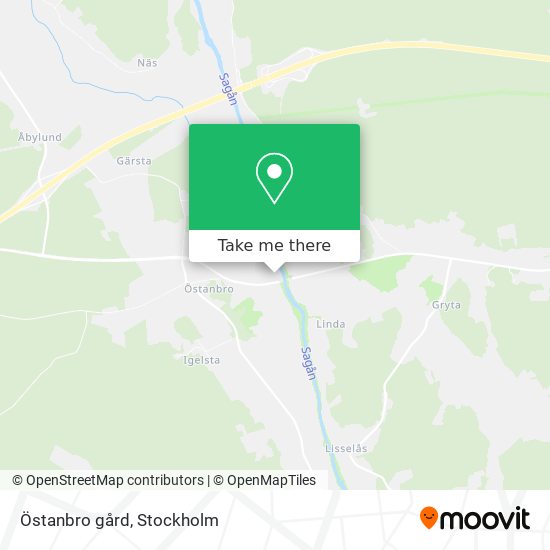 Östanbro gård map
