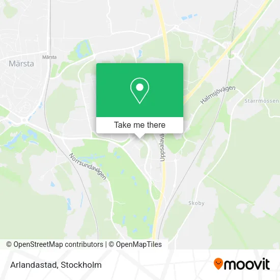 Arlandastad map