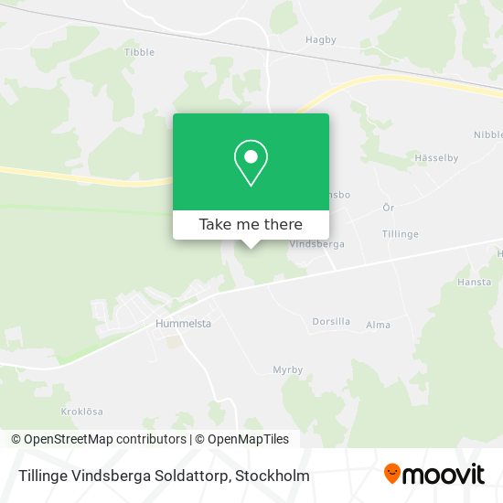 Tillinge Vindsberga Soldattorp map