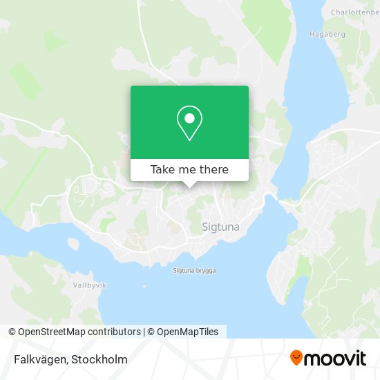 Falkvägen map