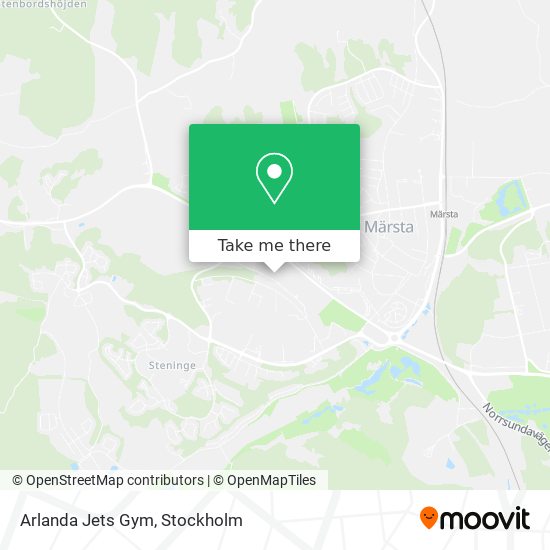 Arlanda Jets Gym map