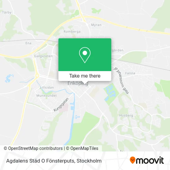 Agdalens Städ O Fönsterputs map