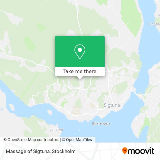 Massage of Sigtuna map