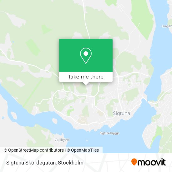 Sigtuna Skördegatan map