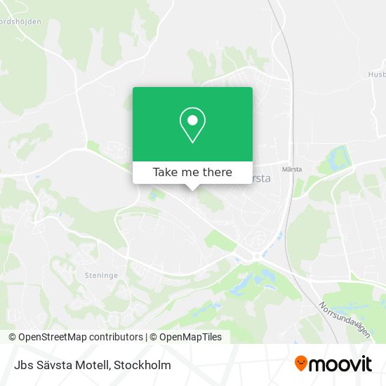 Jbs Sävsta Motell map