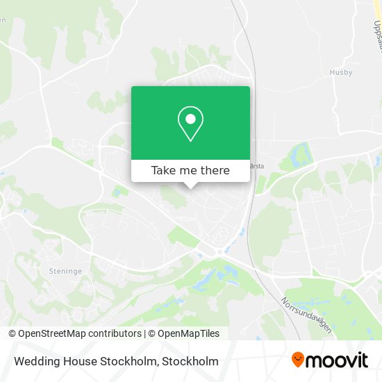 Wedding House Stockholm map