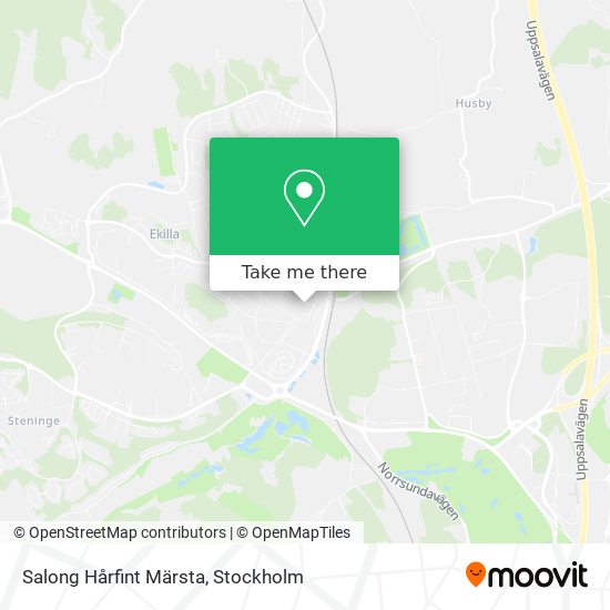 Salong Hårfint Märsta map