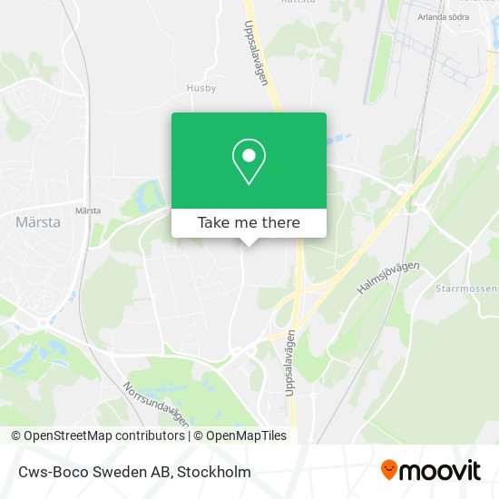 Cws-Boco Sweden AB map