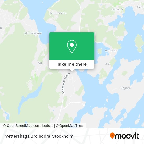 Vettershaga Bro södra map