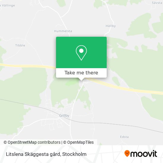 Litslena Skäggesta gård map