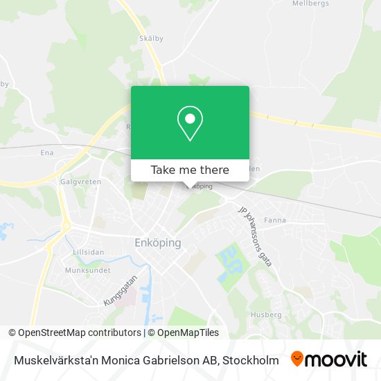 Muskelvärksta'n Monica Gabrielson AB map