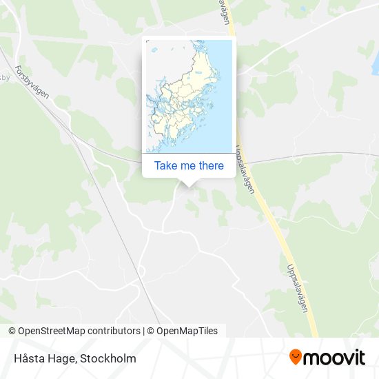 Håsta Hage map