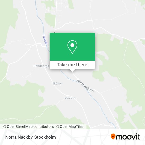 Norra Nackby map