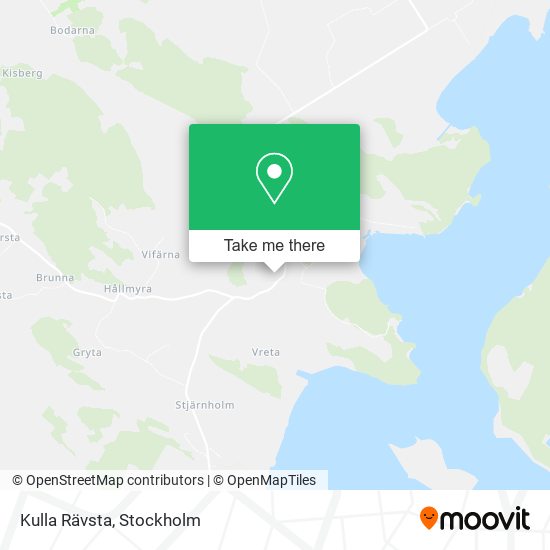 Kulla Rävsta map