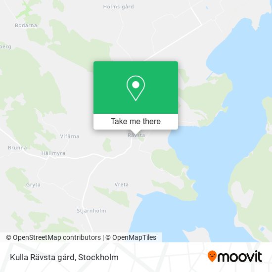 Kulla Rävsta gård map