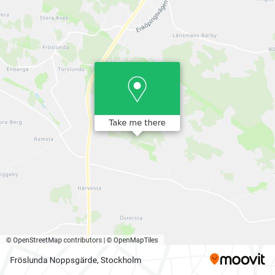 Fröslunda Noppsgärde map