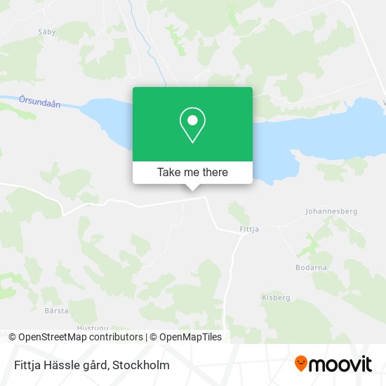 Fittja Hässle gård map