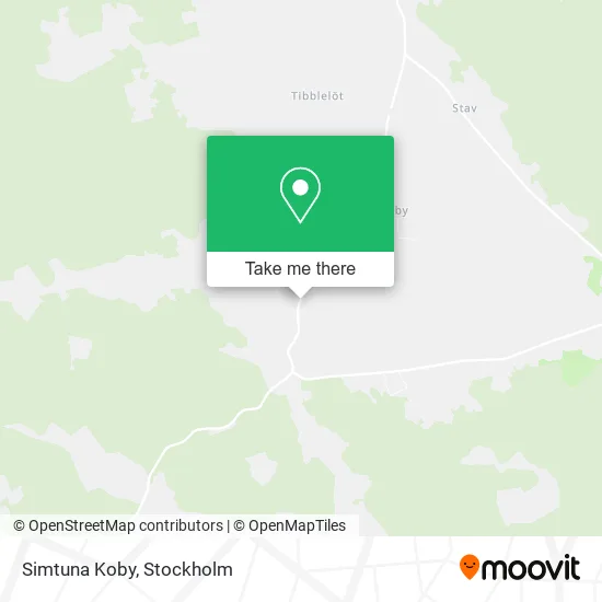 Simtuna Koby map