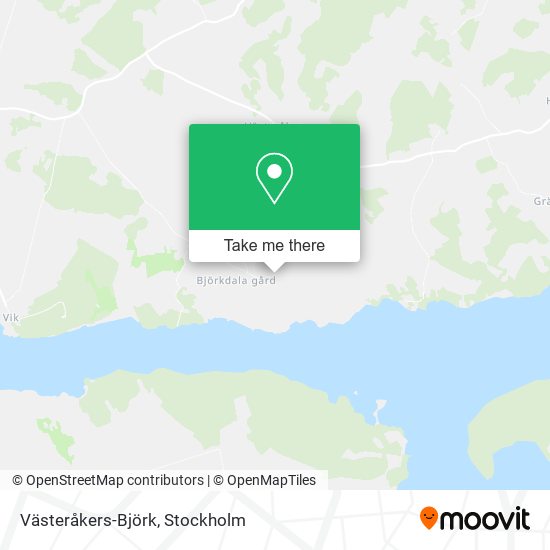 Västeråkers-Björk map