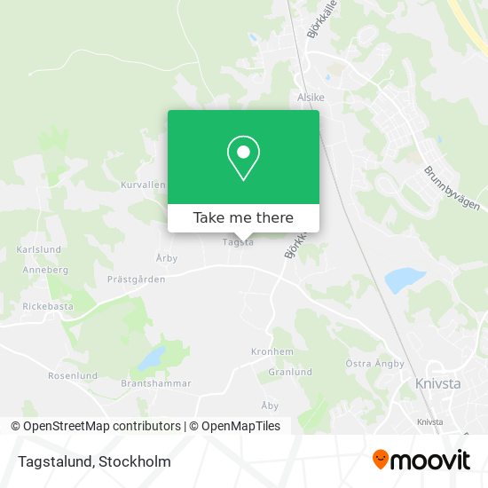 Tagstalund map