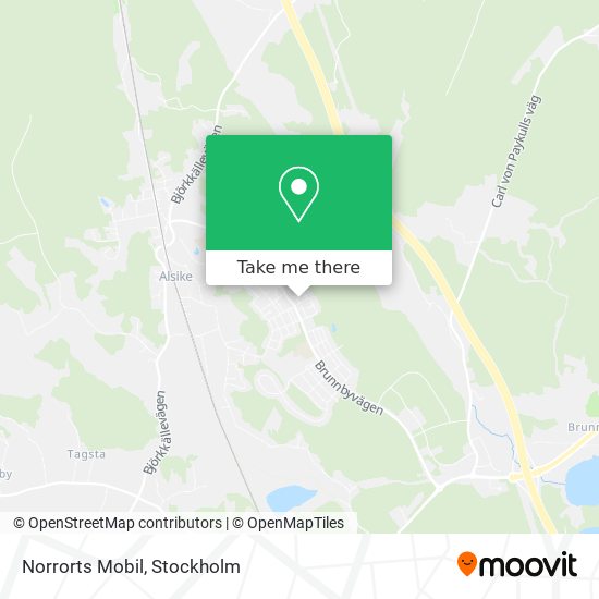 Norrorts Mobil map