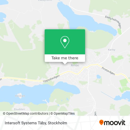 Intersoft Systems Täby map