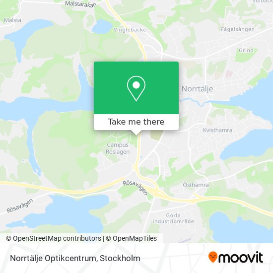 Norrtälje Optikcentrum map