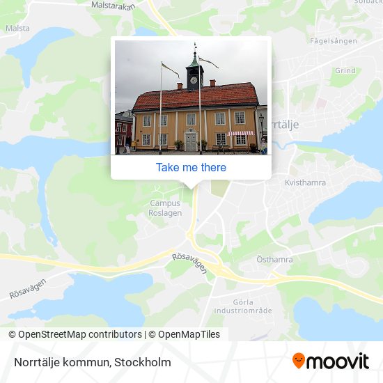 Norrtälje kommun map