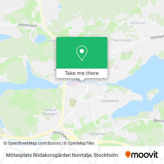 Mötesplats Rödakorsgården Norrtälje map