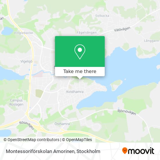 Montessoriförskolan Amorinen map