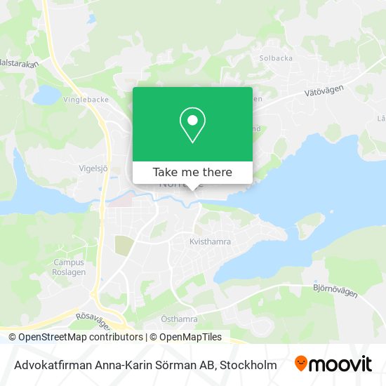 Advokatfirman Anna-Karin Sörman AB map