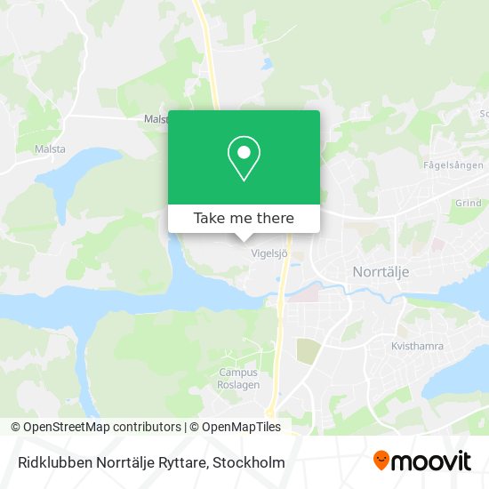 Ridklubben Norrtälje Ryttare map