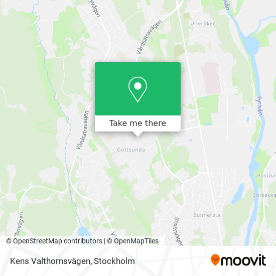 Kens Valthornsvägen map