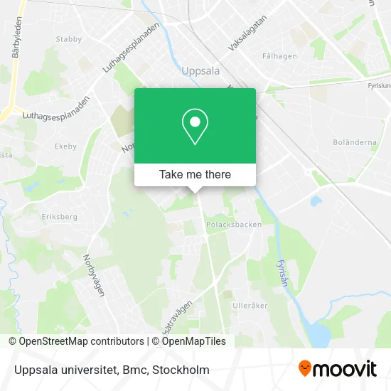 Uppsala universitet, Bmc map