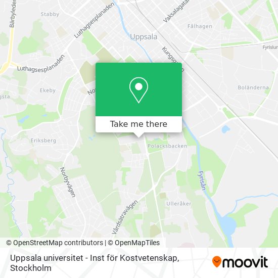 Uppsala universitet - Inst för Kostvetenskap map