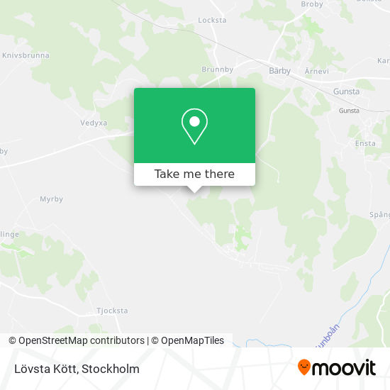 Lövsta Kött map