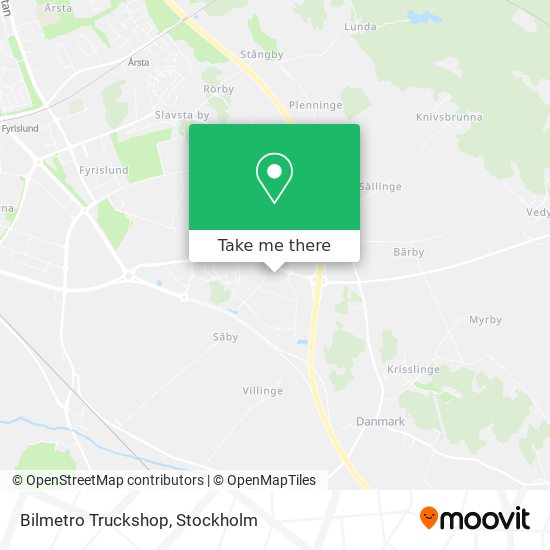 Bilmetro Truckshop map