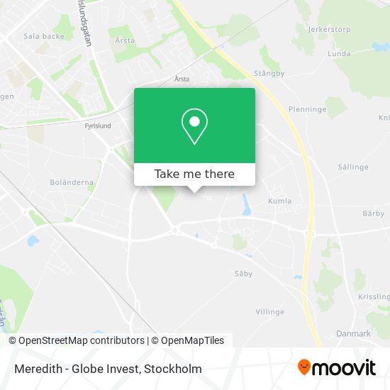 Meredith - Globe Invest map