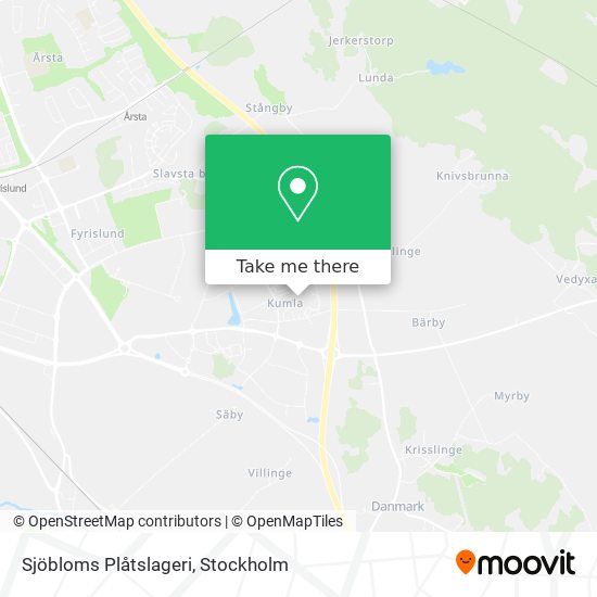 Sjöbloms Plåtslageri map