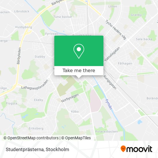 Studentprästerna map